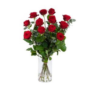 boeket losse rozen rood (kopie)