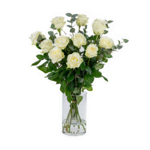 boeket losse rozen wit (kopie)
